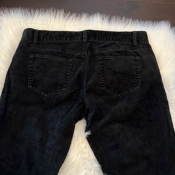 Old Navy Stretch Cords Black Boot Cut Size 10 Short - Picture 2 of 7